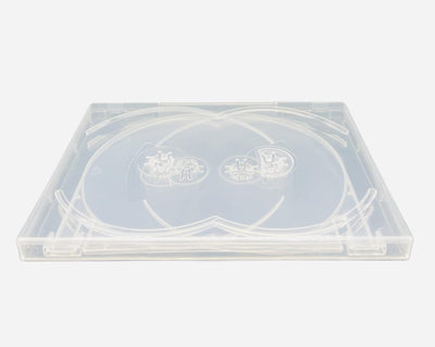 25 x CD/DVD/Blu Ray 14 mm Hülle für 6 CDs, durchsichtig, von Dragon Trading®