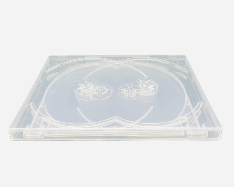 25 x CD/DVD/Blu Ray 14 mm Hülle für 6 CDs, durchsichtig, von Dragon Trading®