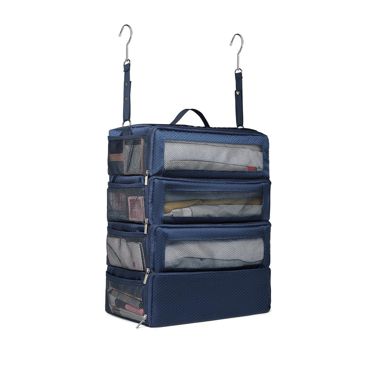 Koffer-Organizer, Reisetaschen-Organizer für Gepäck, Kompressions-hängende Packwürfel für Reisen, Ha