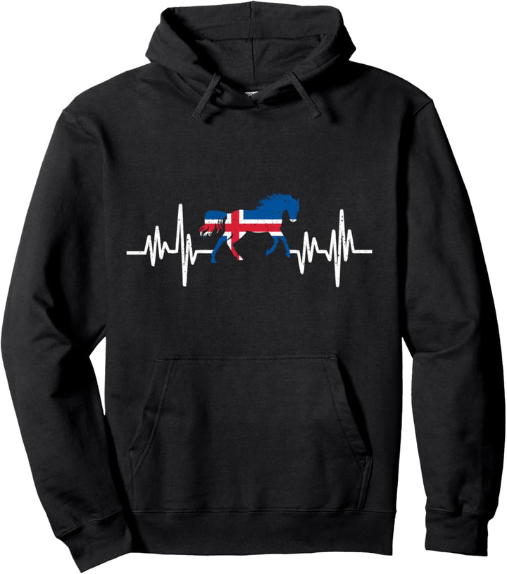 Islandpferde Herzschlag Isi Toelt Tölt Isländer Pferde Pullover Hoodie