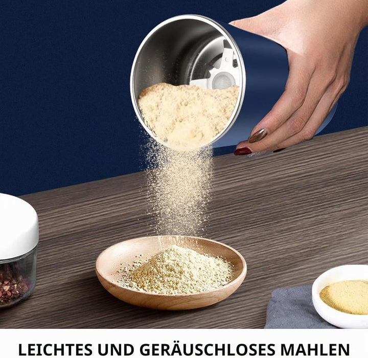 Vegena: Elektrische Kaffeemühle, Gewürzmühle, 300W, Edelstahlklinge, für Kaffeebohnen, Gewürze, Kräu