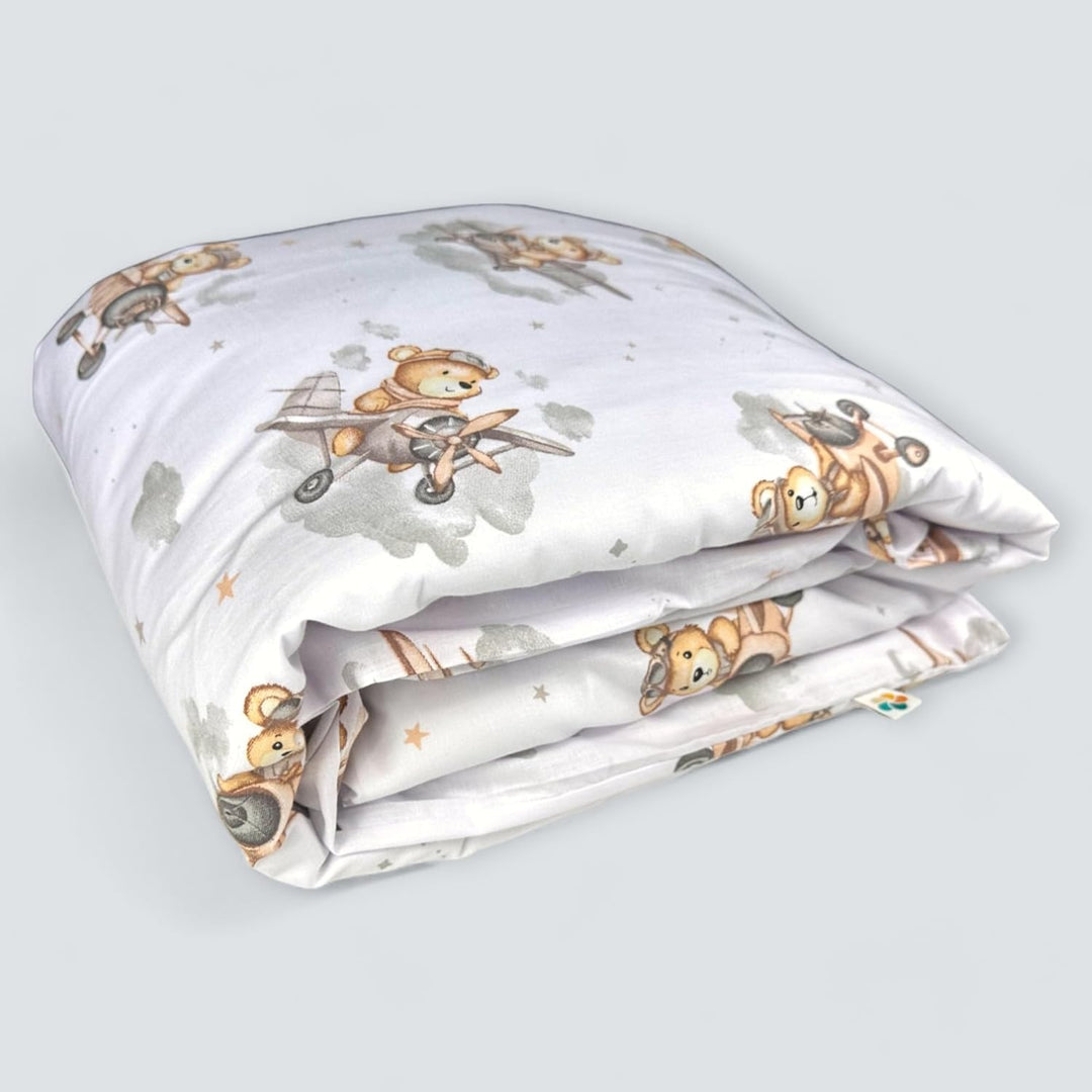 Kinderbettwäsche 100x135 + 40x60 | 100% Baumwolle Weiche & Farbenfrohe Bettwäsche für Babys | Mädche