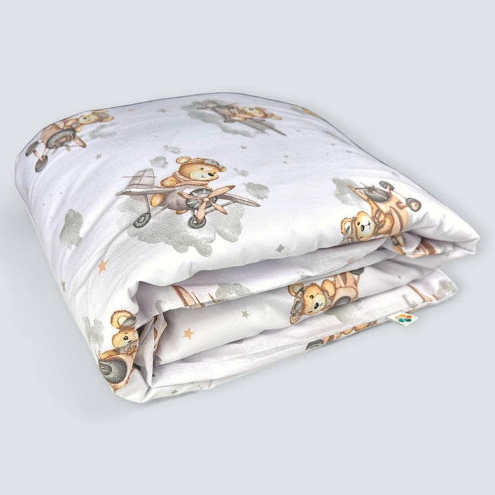 Kinderbettwäsche 100x135 + 40x60 | 100% Baumwolle Weiche & Farbenfrohe Bettwäsche für Babys | Mädche