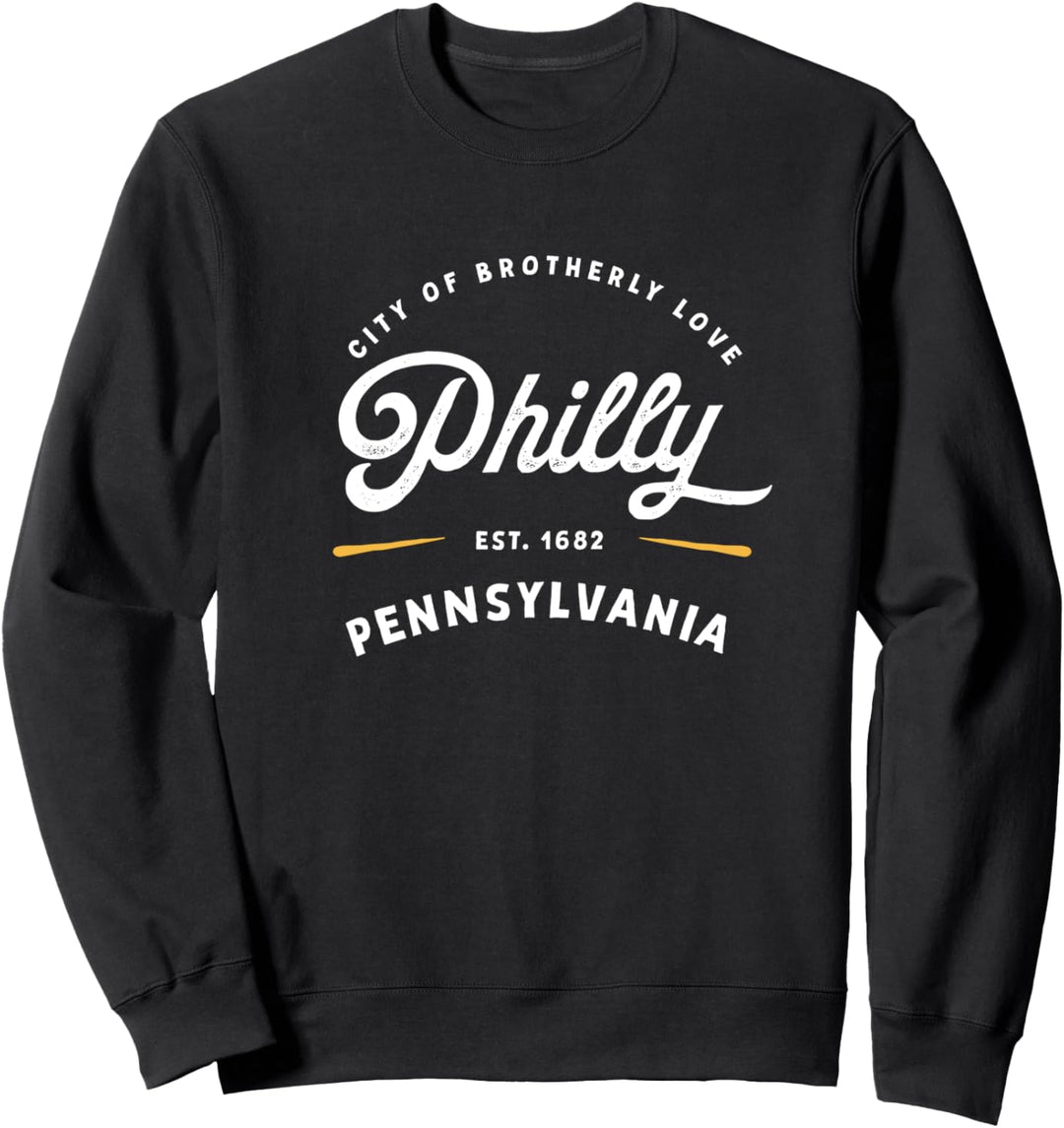 Rustic Philly Classic Philadelphia Pennsylvania 1682 Gift Sweatshirt