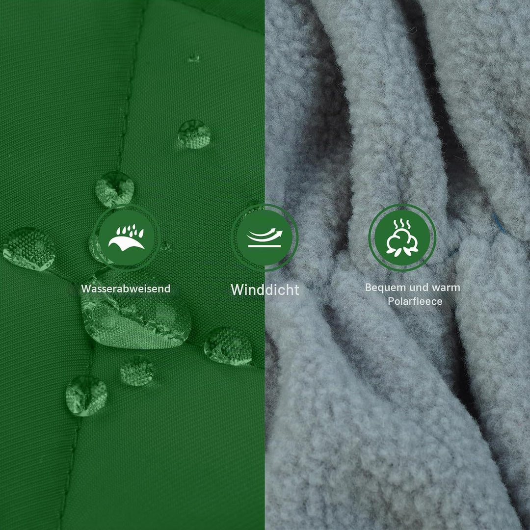 Hundejacke Fleece Winter, Winter Hundemantel wasserdichte Winterweste Jacken Hundemantel Hundepullov