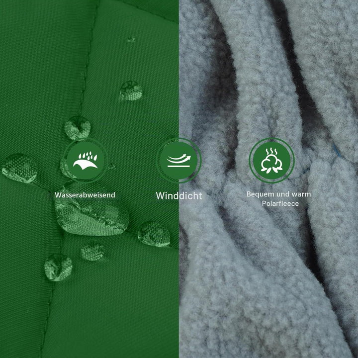 Hundejacke Fleece Winter, Winter Hundemantel wasserdichte Winterweste Jacken Hundemantel Hundepullov