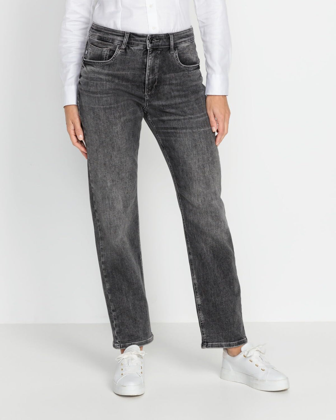 MAC Straight Fit Jeans 34W / 32L Grau, 34W / 32L Grau