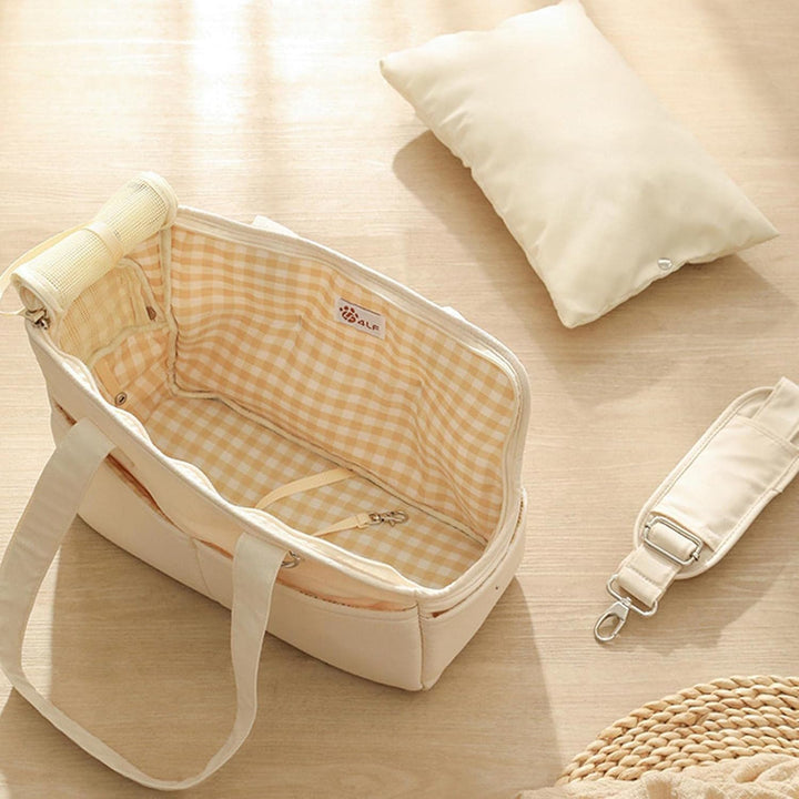Abonda Tragetasche für Haustiere | Katzen Handtaschenträger,Seitentaschen-Design, kleine Katzentasch