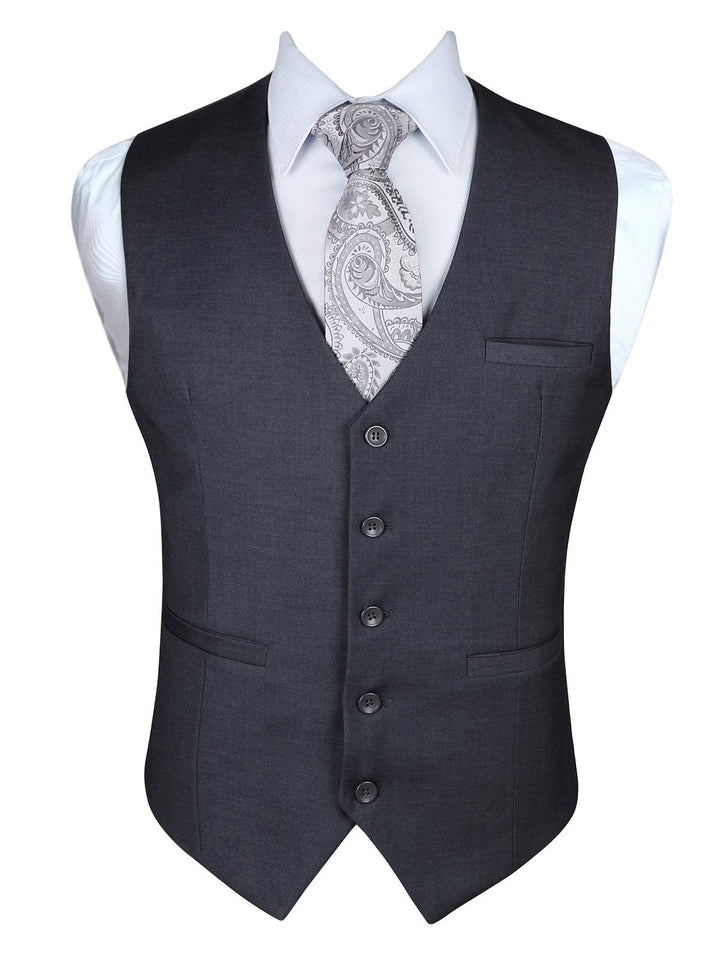 Enlision Anzugweste für Herren Formelle Einfarbige Weste Hochzeit Elegant Anzugwesten Business Weste
