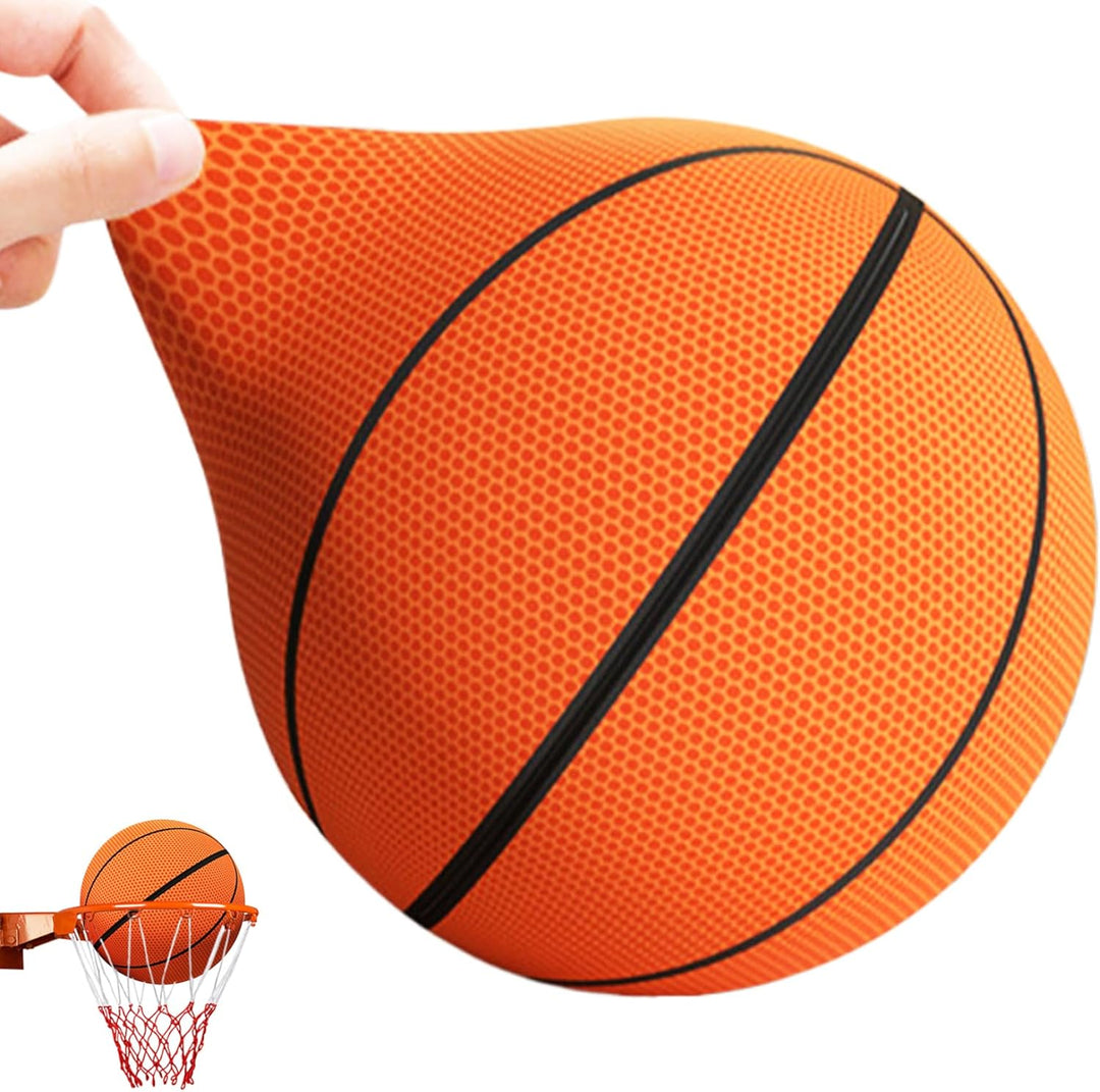 Silent-Basketball, Grösse 7. (9,5 Zoll), hochelastischer Airless-Basketball, abnehmbarer Schaumstoff