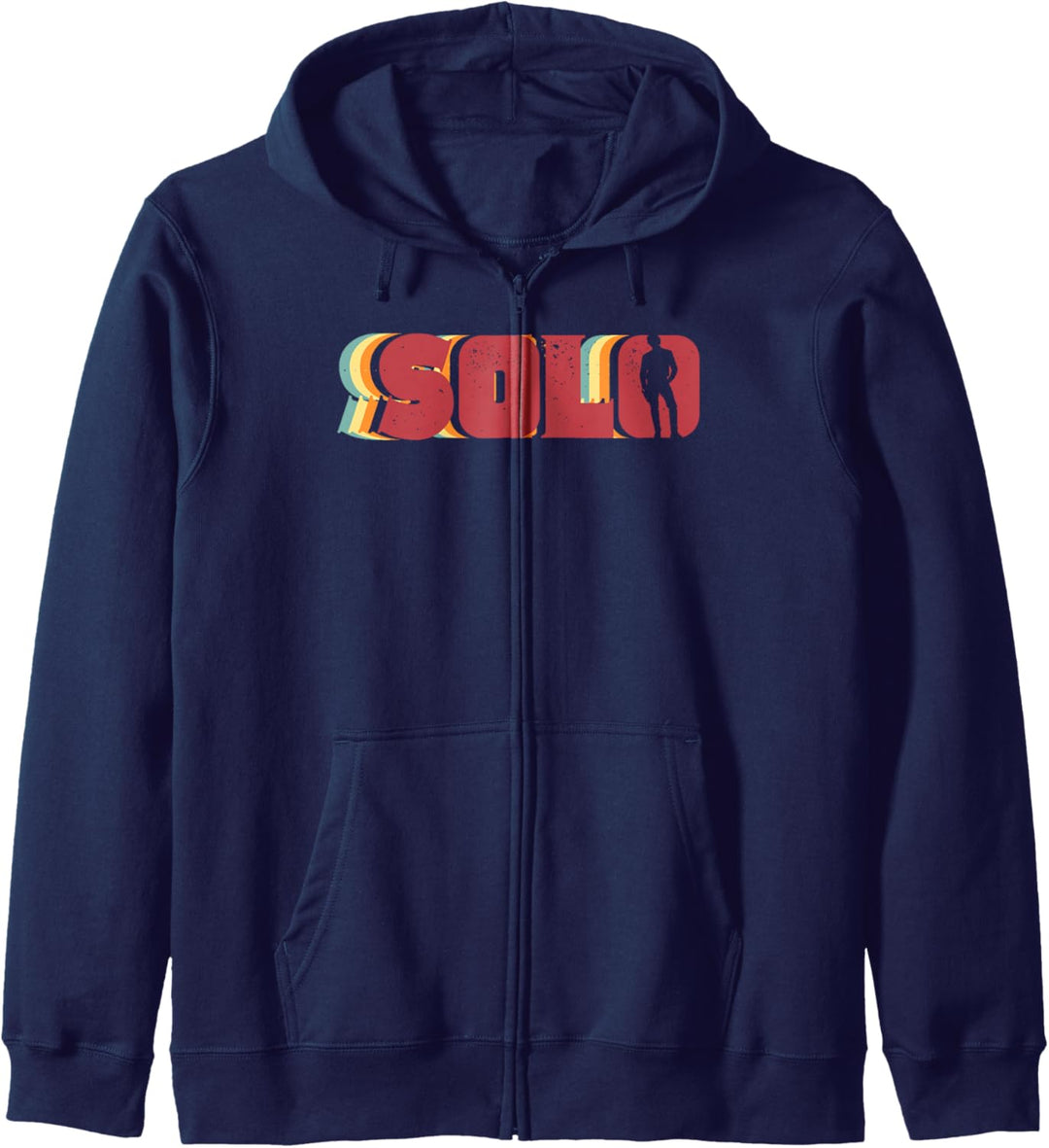 Star Wars Han Solo Movie Retro Silhouette Kapuzenjacke