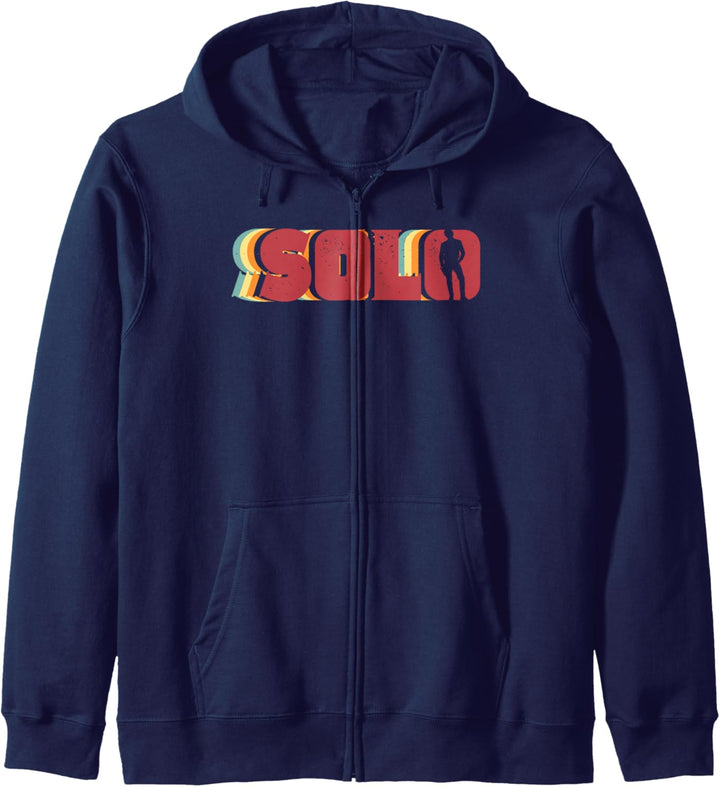 Star Wars Han Solo Movie Retro Silhouette Kapuzenjacke