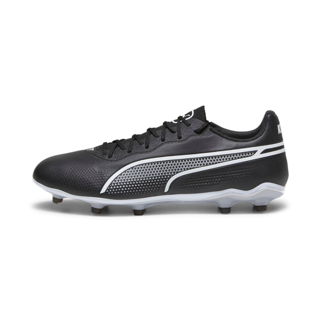 PUMA Unisex King Pro Fg/Ag Soccer Shoe 40 EU Puma Black Puma White, 40 EU Puma Black Puma White