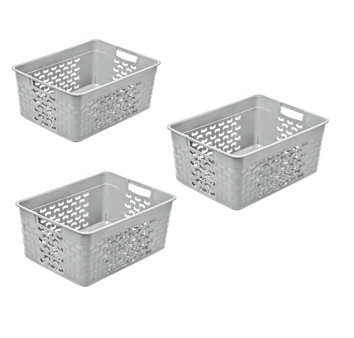 BranQ Home essential Universeller, multifunktionaler, Aufbewahrungskorb in Cotton Design, BPA-frei K