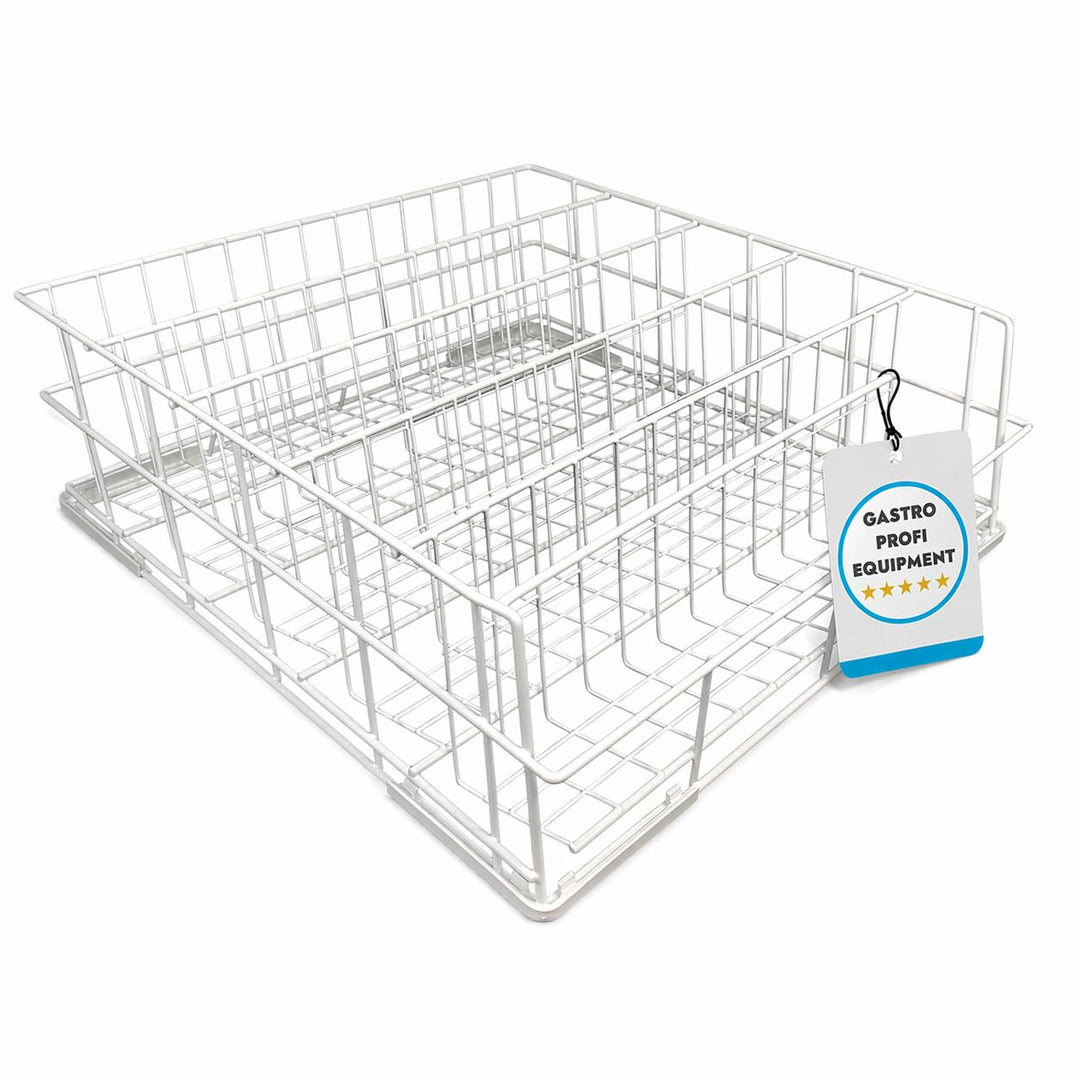 Spülkorb Drahtgitterkorb 500x500 mm - 5 Reihen Gastronomie Professional Gläserspülkorb vers. Grössen