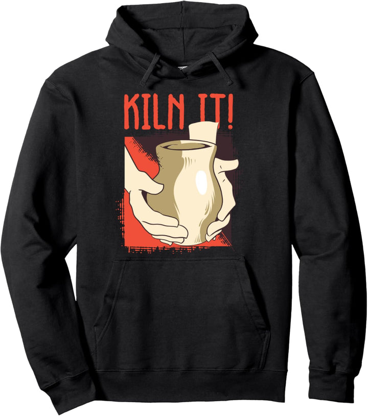 Ton Töpfern Töpferei Handarbeit Keramiker Lehm Geschenk Pullover Hoodie