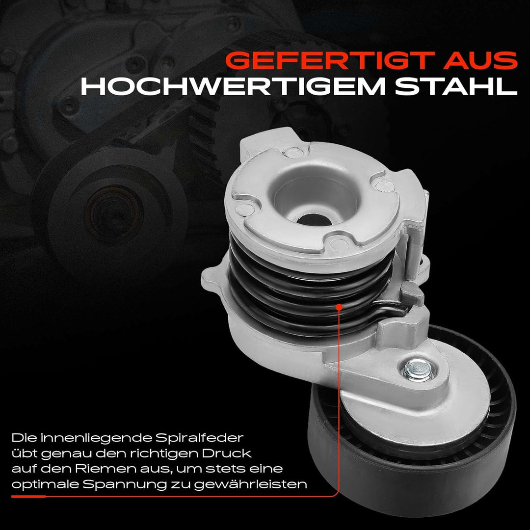Frankberg Spannrolle Riemenspanner für 3er E46 5er E39 E60 E61 7er E65, E66, E67 X3 E83 X5 E53 Z4 Ro