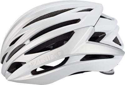 Giro Unisex – Erwachsene Syntax Fahrradhelm Road M | 55-59cm matte white/silver, M | 55-59cm matte w