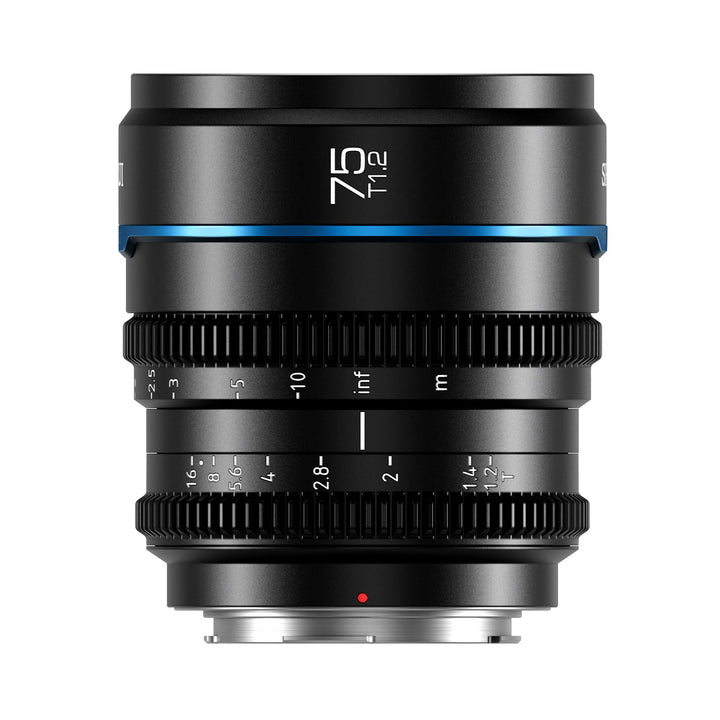 SIRUI Night Walker 75 mm T1.2 S35 Teleobjektiv Cine Objektiv, grosse Blende, manueller Fokus, MS75M-