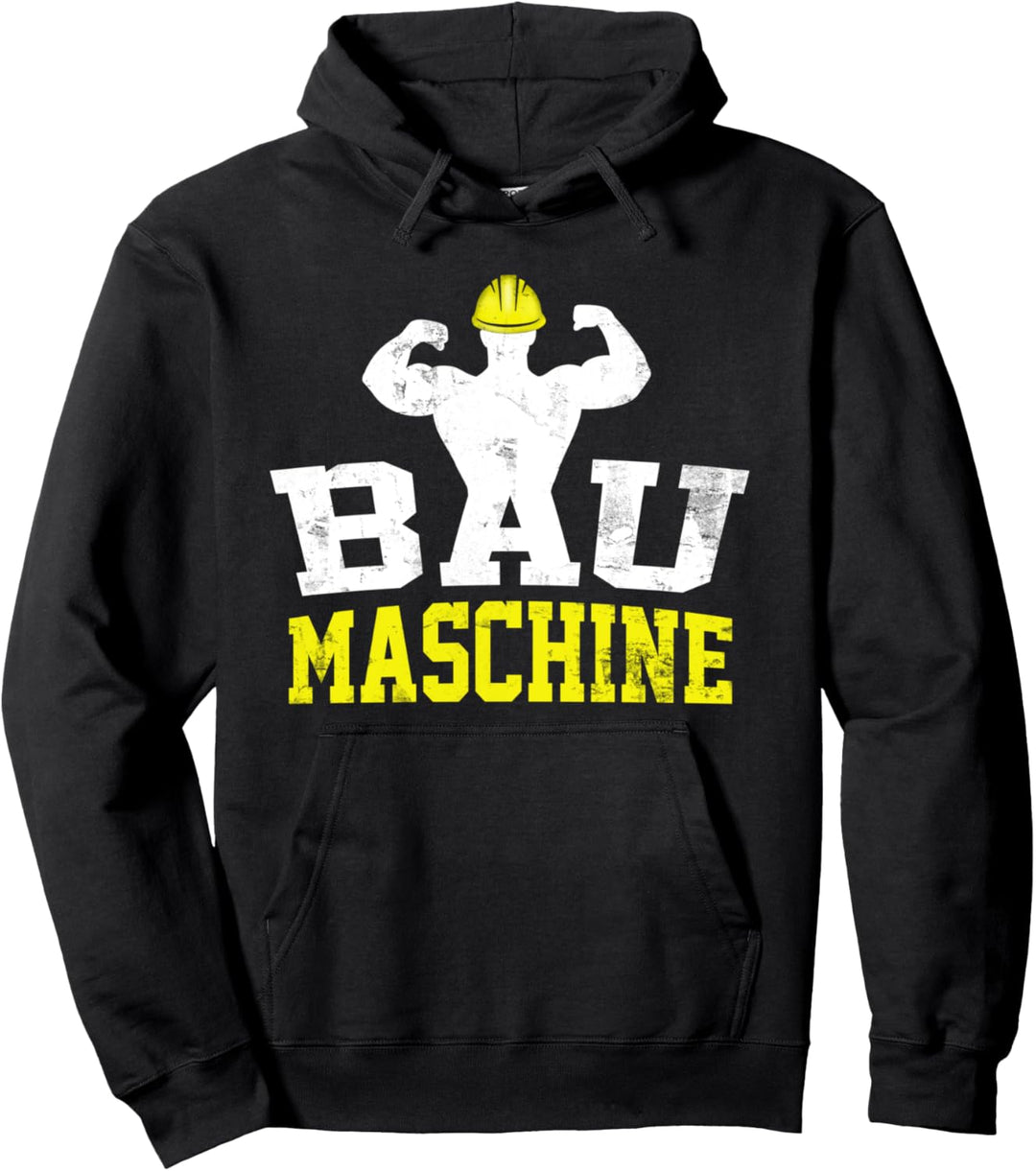 Baumaschine Maurer Sprüche Maurermeister Pullover Hoodie