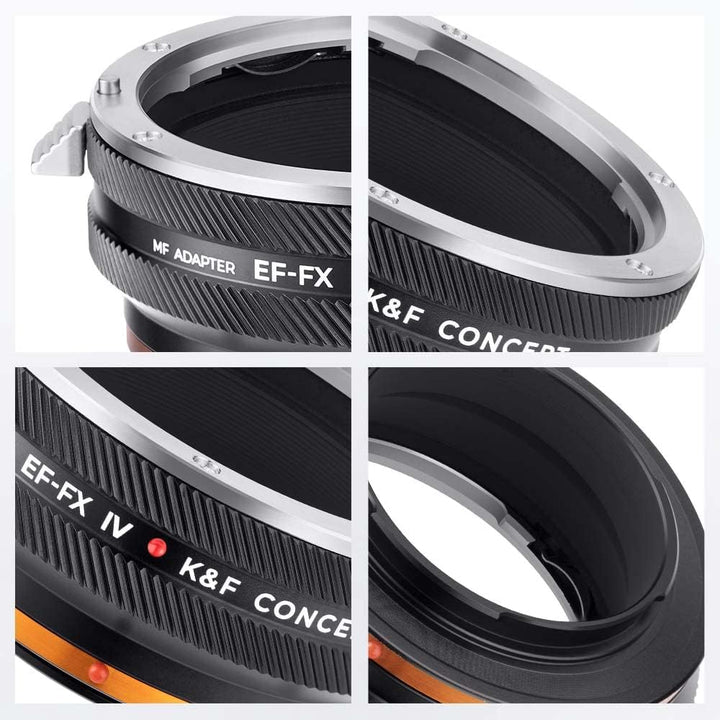 K&amp;F Concept EF/EF-S auf FX IV PRO Objektivhalterungsadapter mit Blendensteuerungsring, kompatibel mi