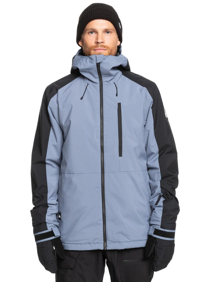 Quiksilver Herren Mission Block Jk Jacket (1er Pack) XL Flint Stone, XL Flint Stone