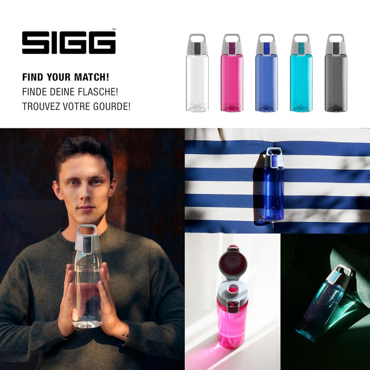 SIGG - Tritan Trinkflasche - Total Color ONE ONE - Für Kohlensäurehaltige Getränke Geeignet - Spülma