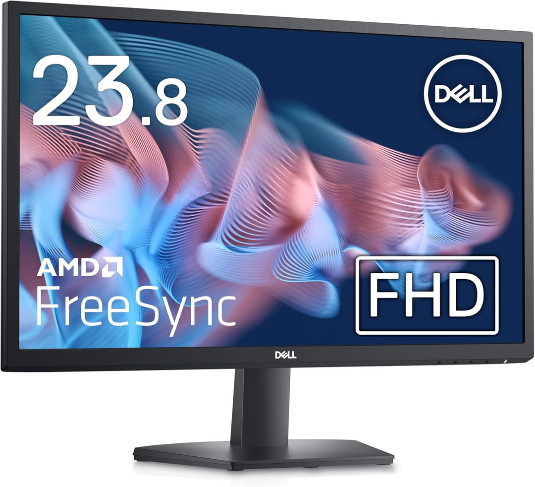 Dell Monitor, SE2422H, 23.8 Zoll, LED LCD, VA, 12ms, 75Hz, 250cd/m², VGA, HDMI, AMD FreeSync, 3Jahre