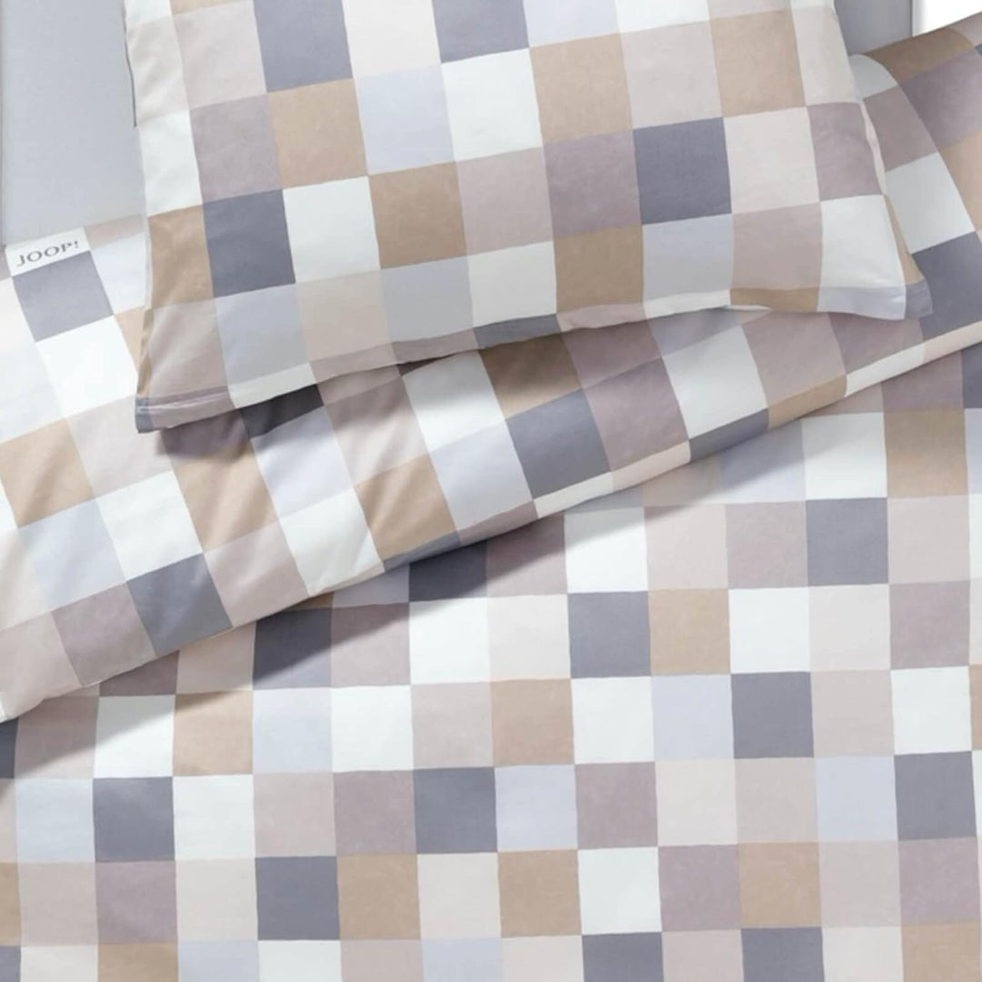 Joop! Bettwäsche Mosaik Relaunch 4092 | 7 Sand - 155 x 220 1 Bettbezug 155 x 220 cm + 1 Kissenbezug