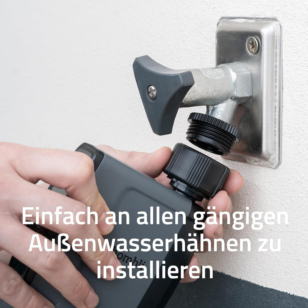 Hombli Smart Bluetooth Wassercontroller für automatische Garten-Bewässerung mit App-Steuerung, Zeitp