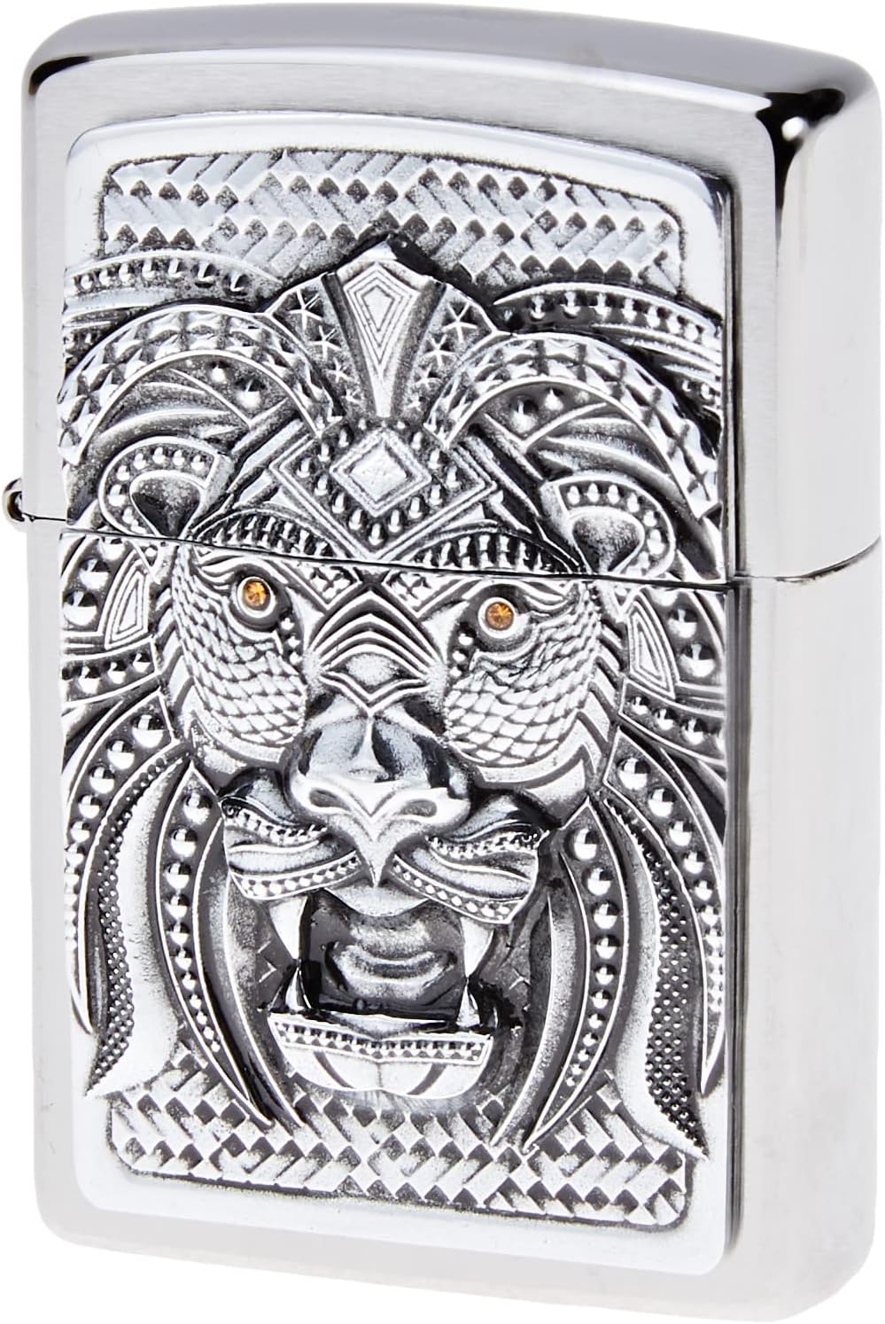 Zippo Art LION-200-Zippo Collection 2019-2005906-59,95 €, Silber, smal