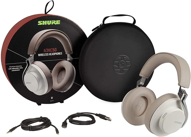 Shure AONIC 50 drahtlose Geräusch -Stornierungskopfhörer, Bluetooth 5 Wireless, Ohr -Ohr -Anpassung,