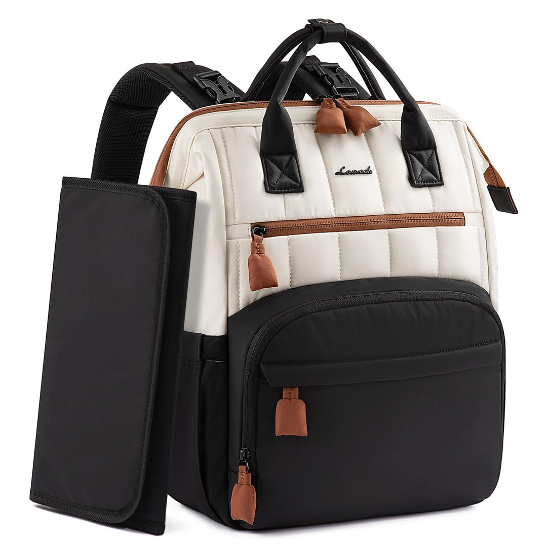 LOVEVOOK Wickelrucksack Gross, Baby Wickeltasche Rucksack Diaper Bag mit Wickelunterlage, Wasserabwe