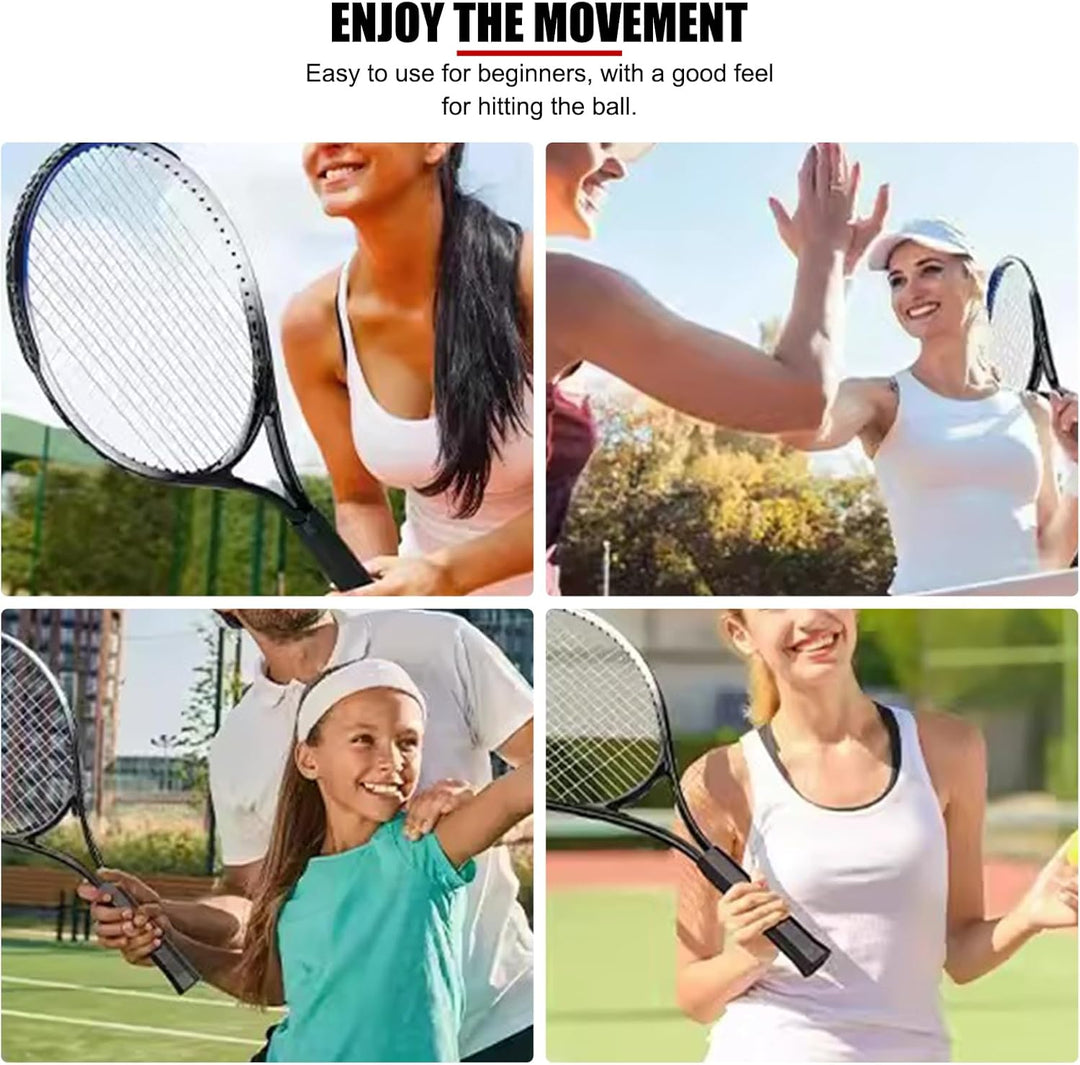 27-Zoll-Anfänger-Tennisschläger Für Erwachsene – Leichtes Einzelschläger-Set Für Erwachsene Für Dame