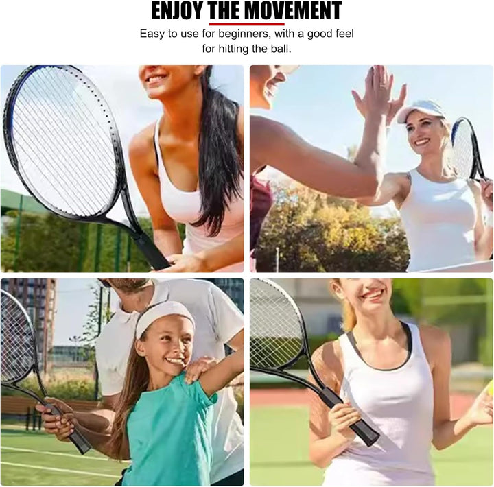 27-Zoll-Anfänger-Tennisschläger Für Erwachsene – Leichtes Einzelschläger-Set Für Erwachsene Für Dame