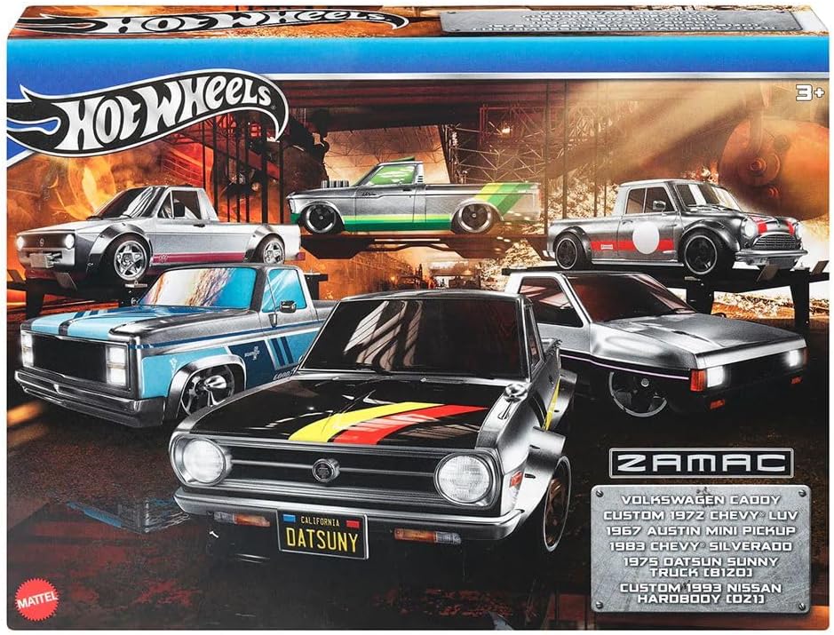 Ride on | Hot Wheels | Zamak Silber HRX57 | Multipack 6 Fahrzeuge