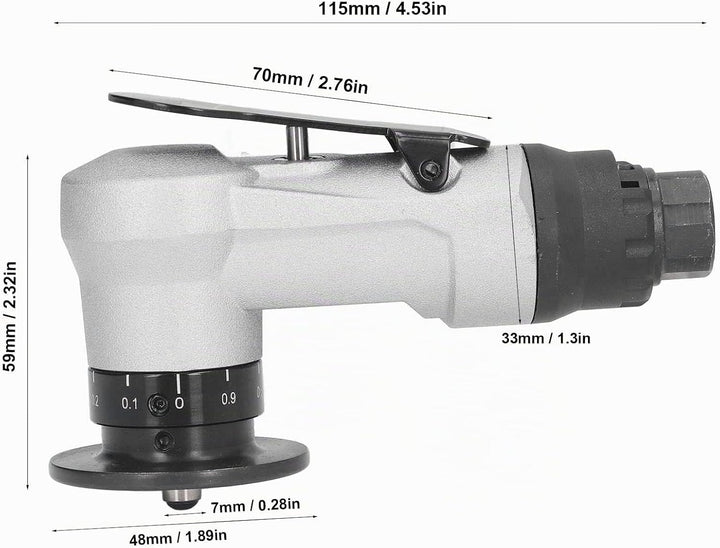 Mini Pneumatische Lineare Anfasmaschine, Tragbare Tragbare 45 Grad Bogenluft Anfasmaschine Zum Besch
