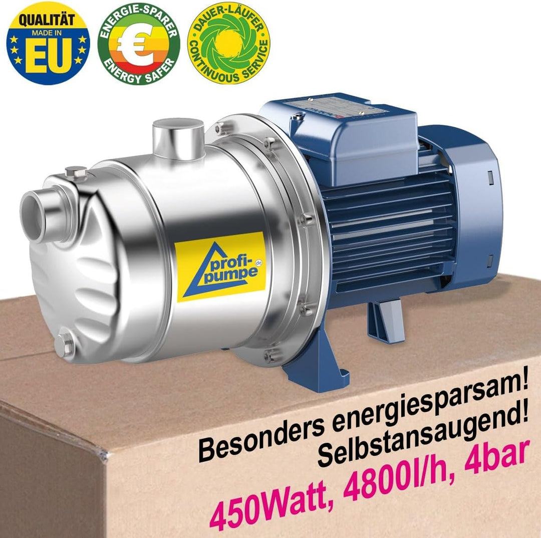 Hauswasserwerk Kreiselpumpe Regenwasserpumpe Hauswasserautomat Inno-Tec 450 - mit Pumpensteuerung Fl