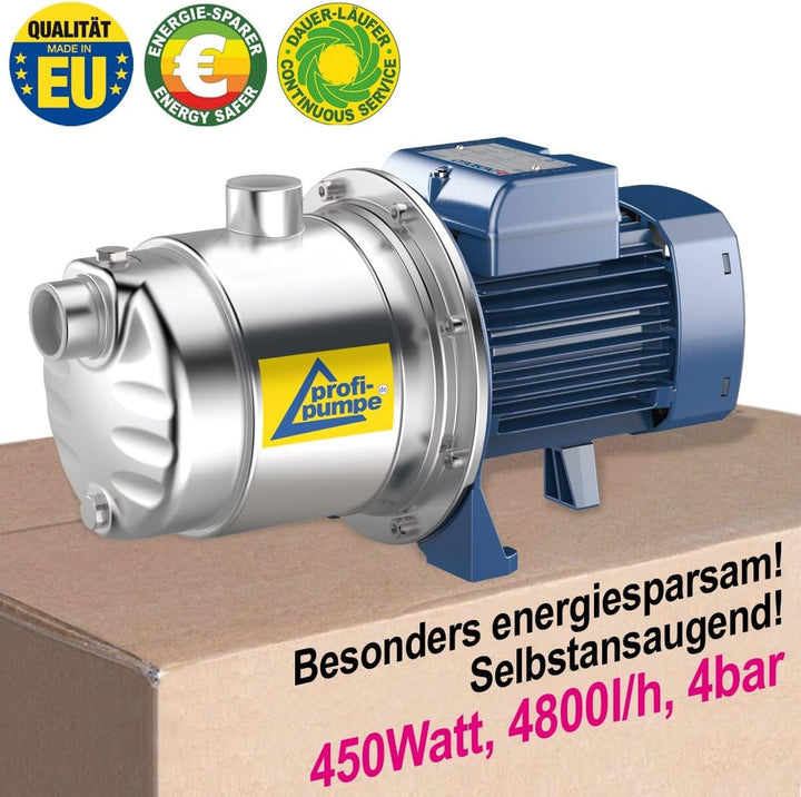 Hauswasserwerk Kreiselpumpe Regenwasserpumpe Hauswasserautomat Inno-Tec 450 - mit Pumpensteuerung Fl