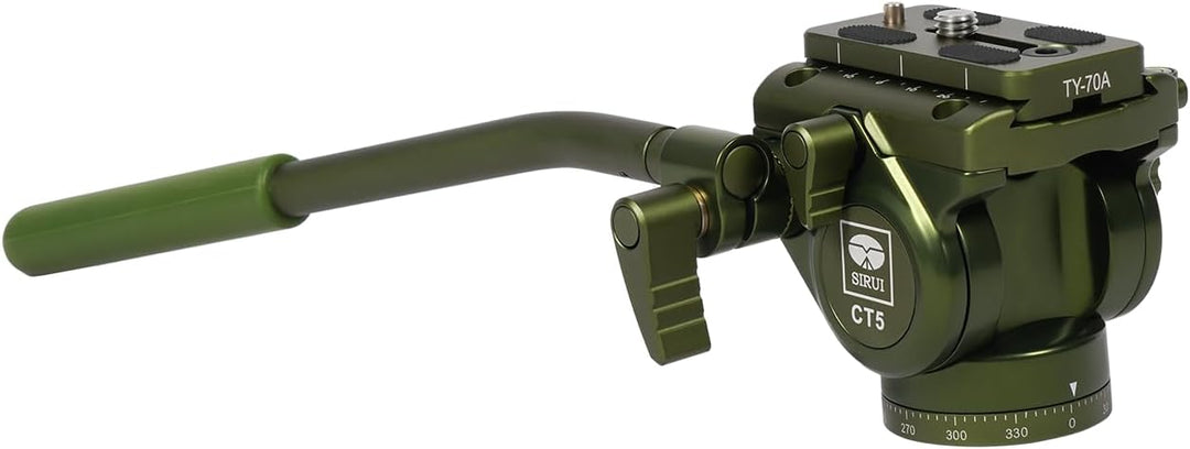SIRUI CT04+CT5 Kamerastativ Set, Leichtes Aluminium-Stativ mit 360° Panoramakopf, umkehrbarer Mittel