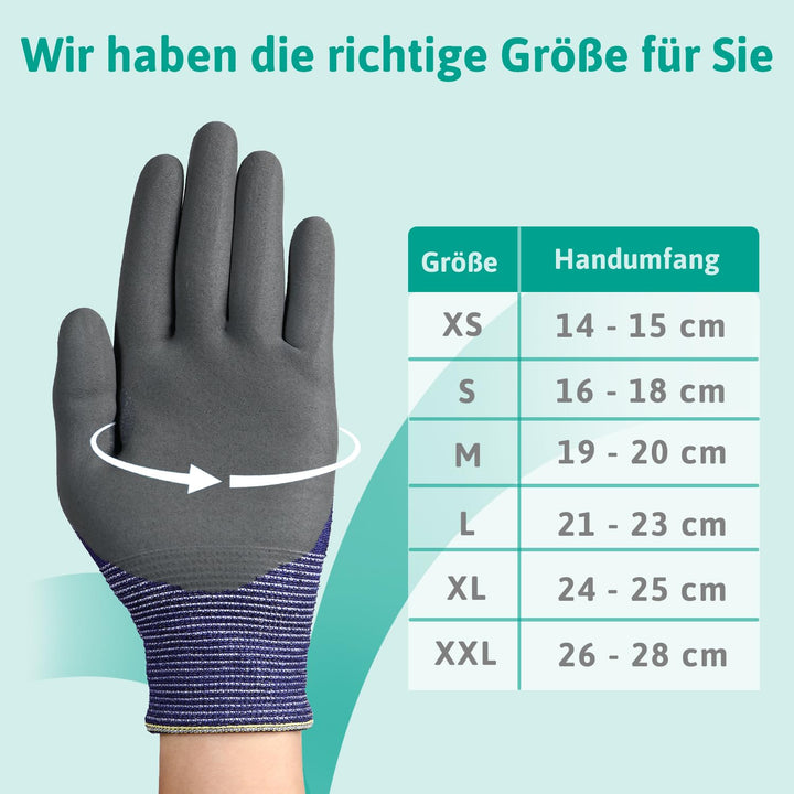 Ansell HyFlex 11-561 Schnittschutz-Handschuhe, Atmungsaktive Nitril-beschichtung, Höchste Weiterreis