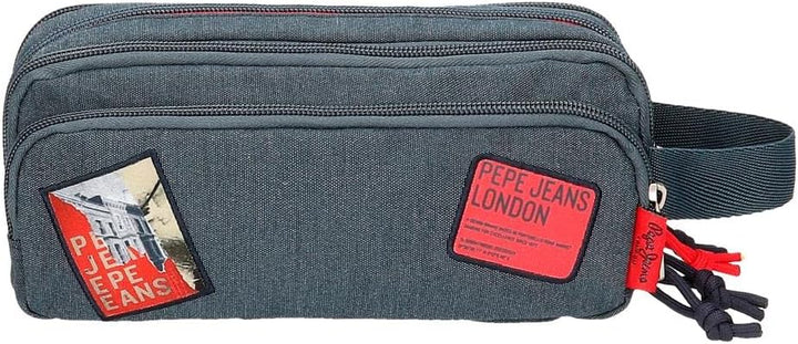 Pepe Jeans Kay Blue Koffer 22x10x9 cm Polyester Pepe Federmäppchen, Pepe Federmäppchen