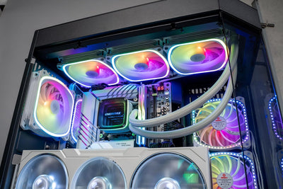 ENERMAX AQUAFUSION ADV Snow Edition ARGB 360mm AIO CPU Wasserkühlung Dual Chamber Intel LGA1700/AMD