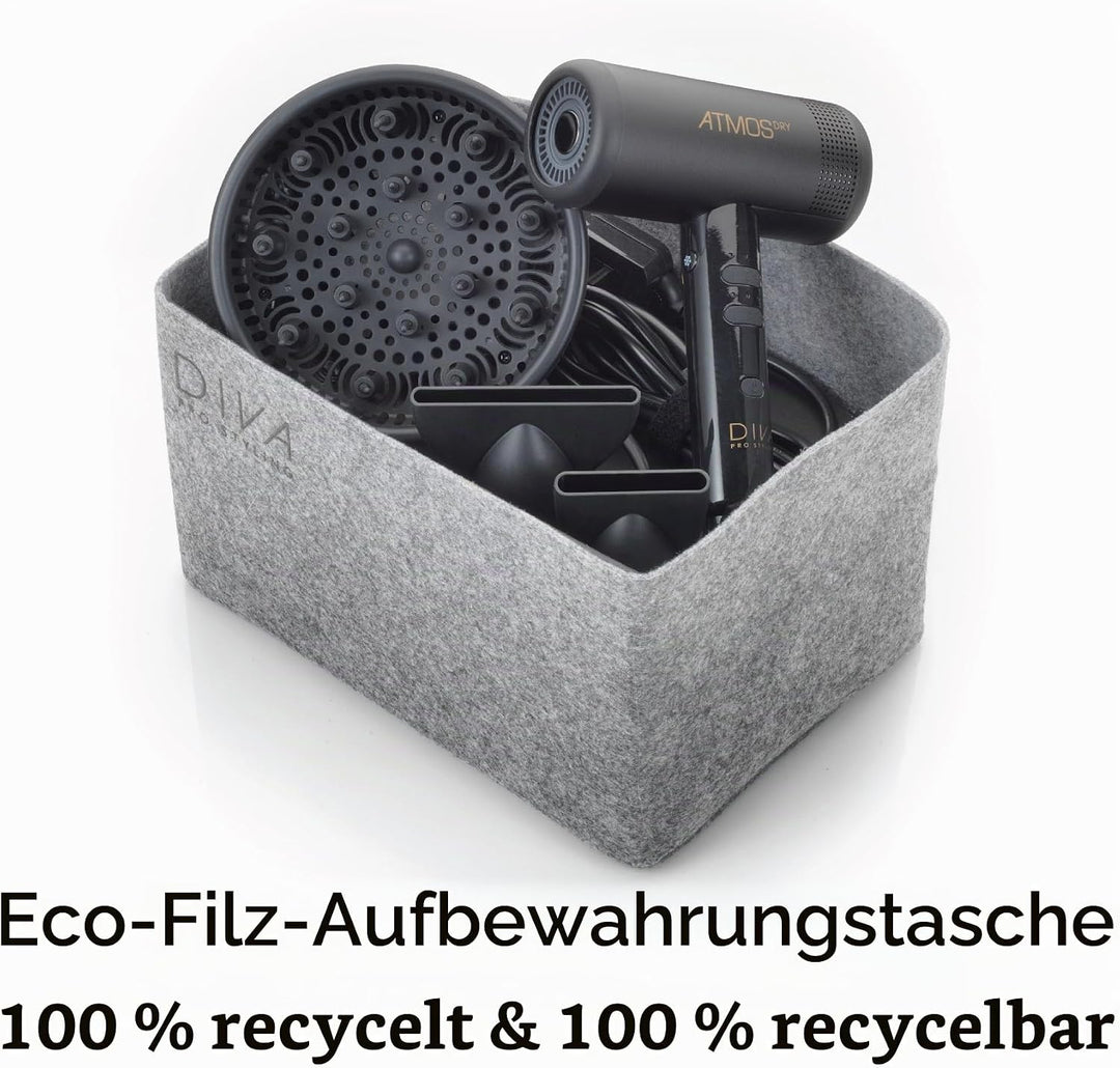 Diva Atmos Föhn Dry schwarz