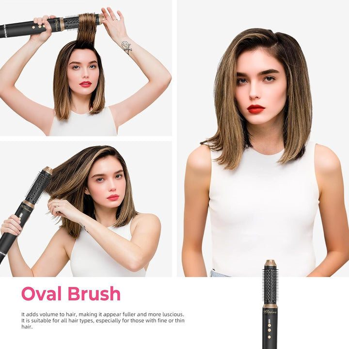 Atopskins 7 in 1 Air Styler, Pro Haarstyler Set, 110000 U/Min Föhn mit Diffusor, 1400W Hair Dryer, H