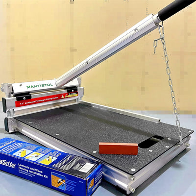 MantisTol 330mm Laminatschneider MC-330,Perfekt für Parkettarten,Laminat, Edelhölzer, Vinylpaneele,