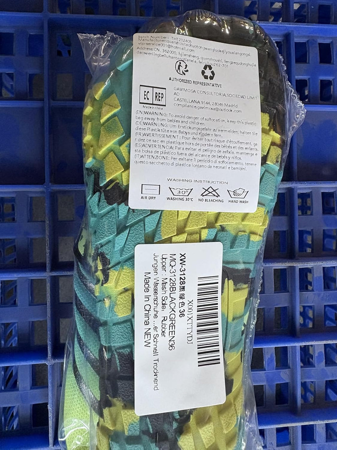 Maxome Kinder Wasserschuhe, Outdoor-Aqua-Socken für Kleinkinder, Jungen, Mädchen, Kinder sportlich S