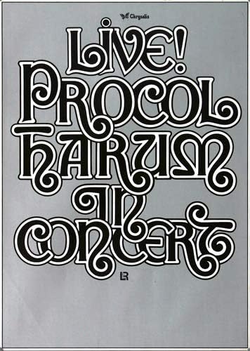 Procol Harum - Broken Barricades, 1972 » Konzertplakat/Premium Poster | Live Konzert Veranstaltung |