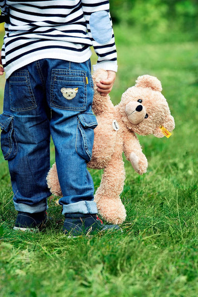 Steiff 111679 Teddybär Fynn - 40 cm - Kuscheltier für Kinder - beweglich & waschbar Beige, Beige