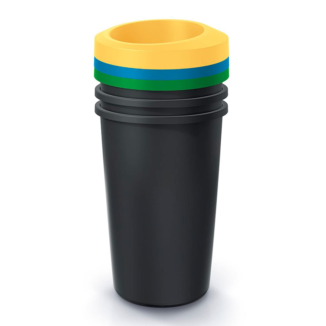 Satz von 3 Recycling-Behältern mit je 45L KEDEN.